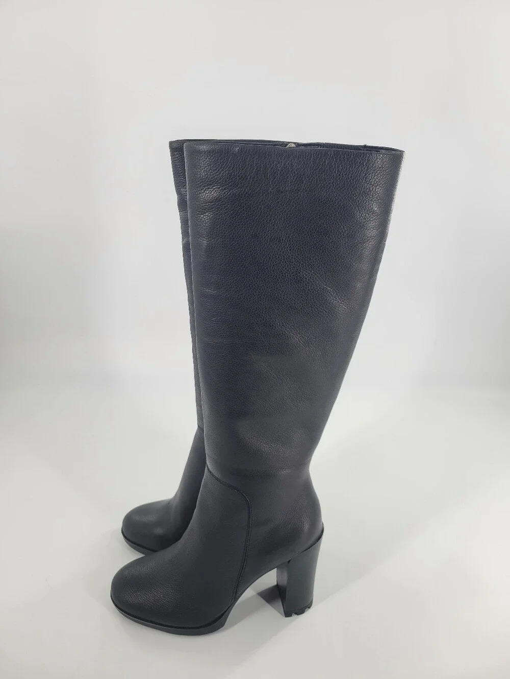 Kenneth Cole Black Over-the-Knee Block Heel Boots Size 7 New